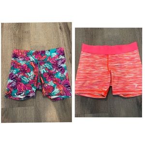 Girls active shorts gymnastics, volleyball, spandex